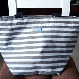 Scout Daytripper Shoulder Bag Grey stripe
